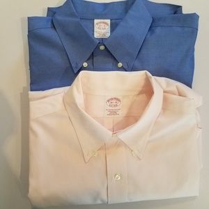 TWO MEN BROOKS BROOKS BROTHERS SHIRTS